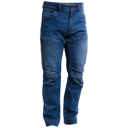 Pantaloni da uomo Warmpeace Rigg denim blu Denim