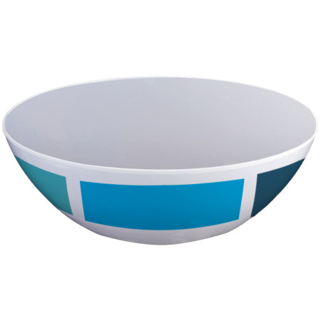 Insalatiera Brunner Aquarius Salad bowl blu/bianco