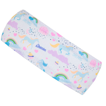 Dětská čelenka Drexiss Ultralight White Unicorns bianco/rosa
