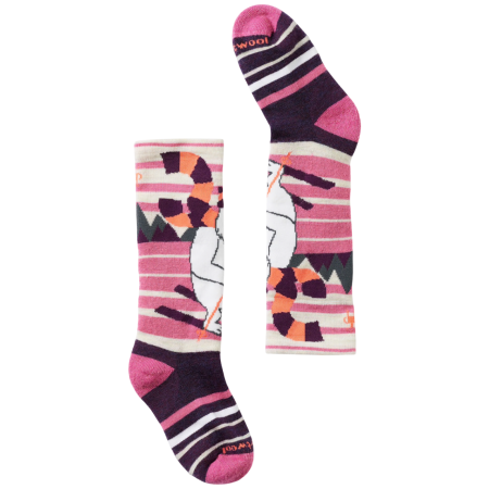 Calzini per bambini Smartwool Kids' Wintersport Full Cushion Yeti OTC rosa MOONBEAM