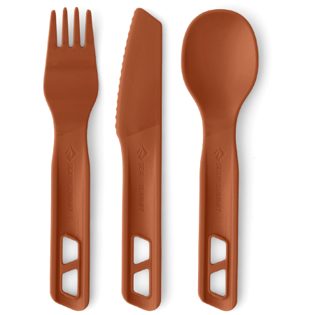 Posate Sea to Summit Horizon Cutlery Set - 3 Piece rosso Bombay