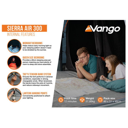 Tenda familiare Vango Sierra Air 300