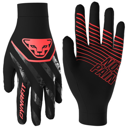 Guanti Dynafit Trail Reflective Gloves nero/arancio 0912 - black out/6A10