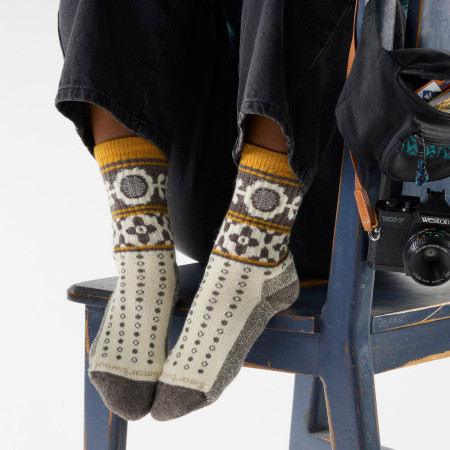 Calze Smartwool Women's Everyday Cozy Retro Sunflower Cr