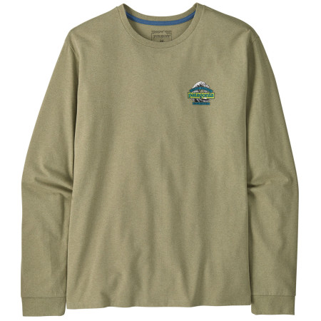 Maglietta da uomo Patagonia Long-Sleeved Great Waves Responsibili-Tee verde Gumtree Green