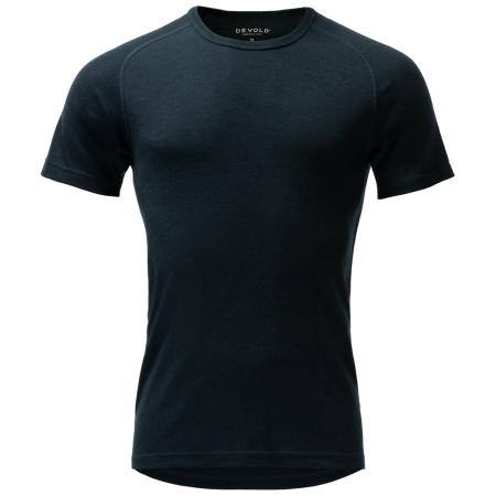 Maglietta funzionale da uomo Devold Adventure Merino 190 Tee Man blu scuro Ink