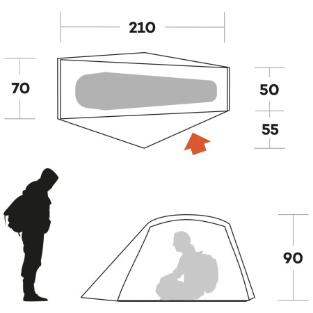 Tenda da trekking Ferrino Blow 1