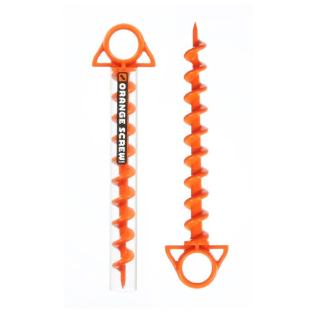 Picchetti da tenda Nite Ize Orange Screw Large arancione