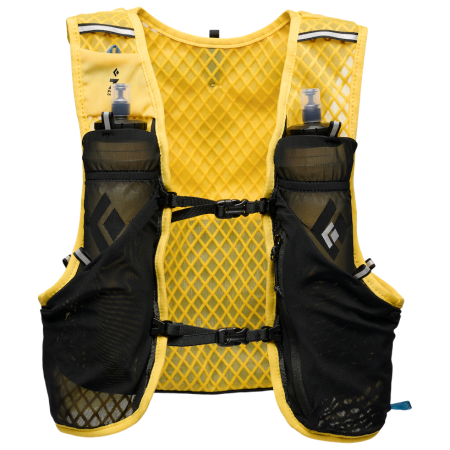 Gilet da corsa Black Diamond Distance 6 Hydration Vest giallo/nero Soft Ochre