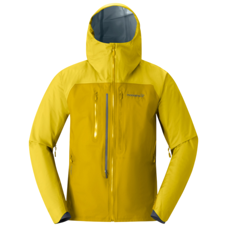 Giacca da uomo Norrona lyngen Gore-Tex Jacket giallo Golden Palm