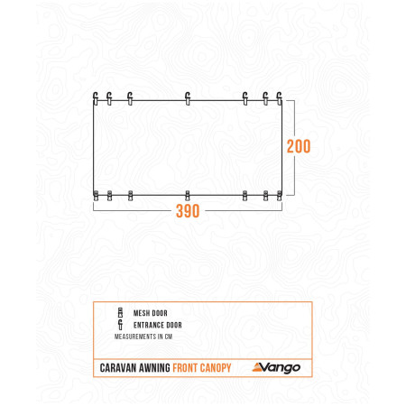 Tenda per roulotte Vango Caravan Awning Front Canopy