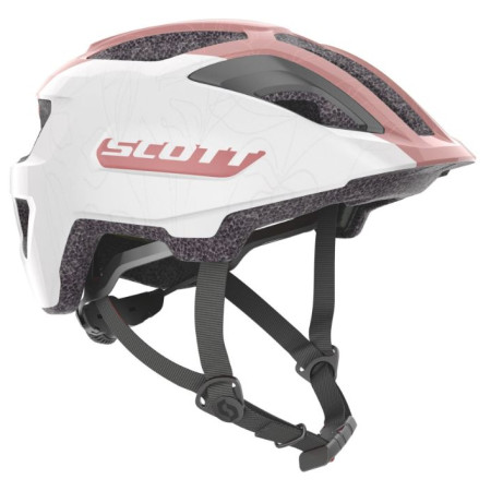 Casco da ciclismo per bambini Scott Spunto Junior bianco/rosa pearl white/light pink