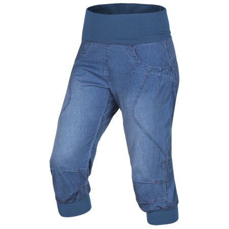 Pantaloncini da donna Ocún Noya shorts jeans blu MiddleBlue