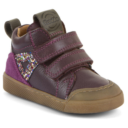 Scarpe da bambino Froddo Rosario High Top Dark Bordeaux rosso scuro dark bordeaux