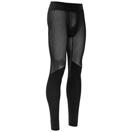 Pantaloni termici da uomo Devold Wool Mesh Pro Longs Man nero Black