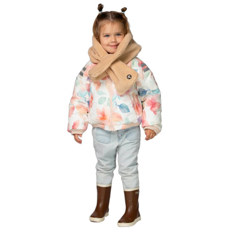 Giacca invernale per bambini DucKsday Reversible Jacket Bliss/Sherpa růžová/hnědá Pastel/Pink