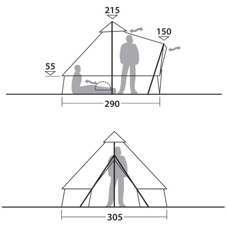 Tenda familiare Robens Klondike S