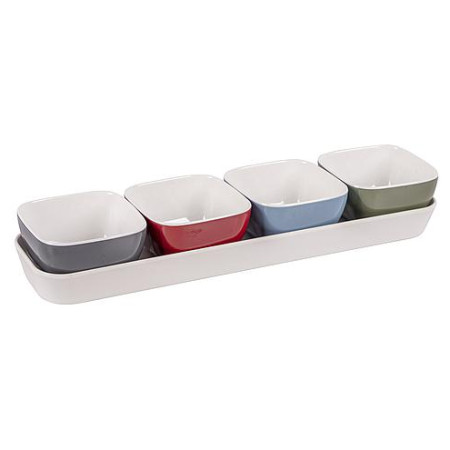 Set di ciotole Bo-Camp Snackset 4 100% Malamine mix3 Multicolor