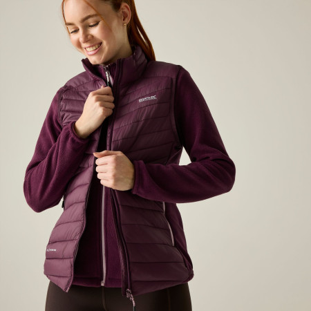 Gilet da donna Regatta Womens Leedre Hybrid B/W
