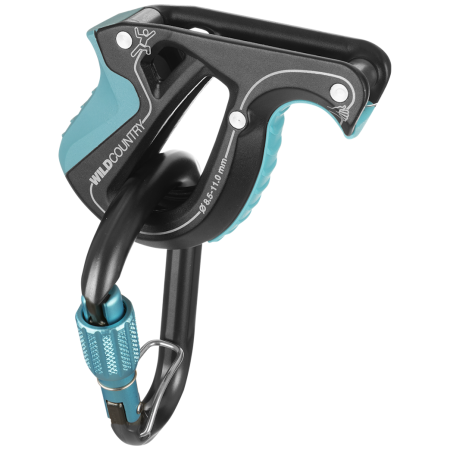 Freno Wild Country Movement Belay Device Kit nero/turchese BLACK/TURQUOISE
