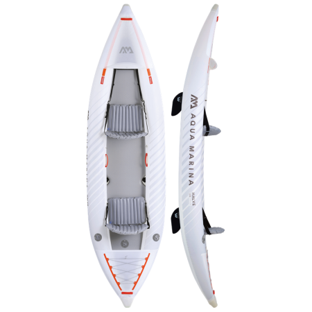 Kayak gonfiabile Aqua Marina Halve Packayak™ grigio