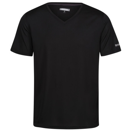 Maglietta da uomo Regatta Fingal V-Neck nero Black