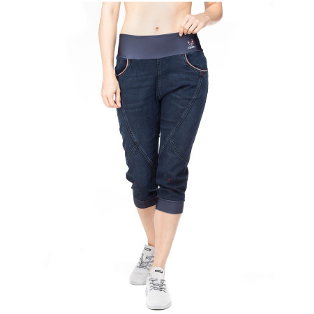 Pantaloni a 3/4 da donna Chillaz Fuji blu scuro DenimDarkBlue