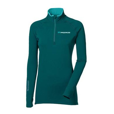Felpa tecnica da donna Progress Tispa Zip Merino