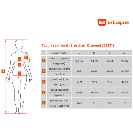 Maglia da ciclismo per donna Etape Diamond