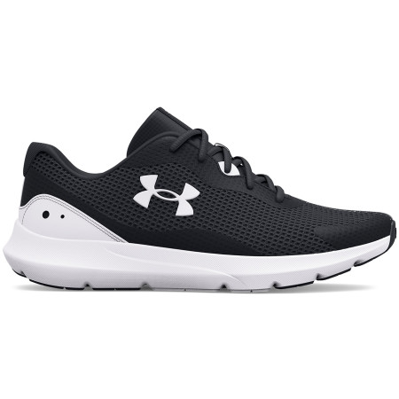 Scarpe da corsa da uomo Under Armour Surge 3 nero/bianco Black / White / White