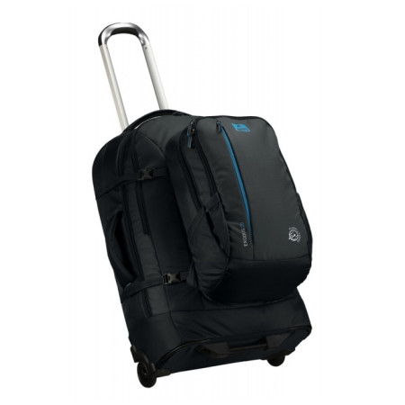 Valigia da viaggio Vango Exodus 60+20 nero CarbideGray/VoltBlue