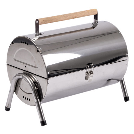Griglia a carbone Bo-Camp Barbecue Barrel argento