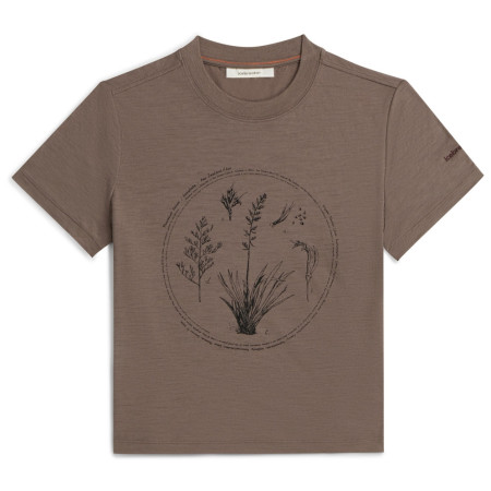 Maglietta da donna Icebreaker Merino 150 Tech Lite SS Crop Tee Seed Story