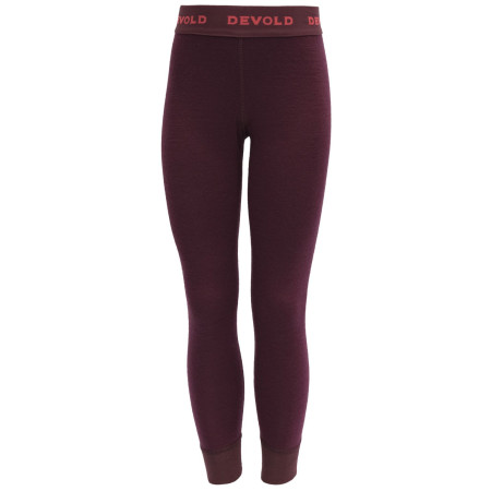Mutande sportive per bambini Devold Duo Active Merino Longs Kid bordeaux Port