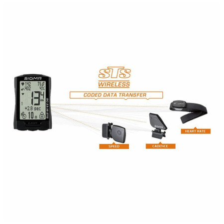 Computer da bicicletta Sigma BC 23.16 STS/CAD bezdrátový