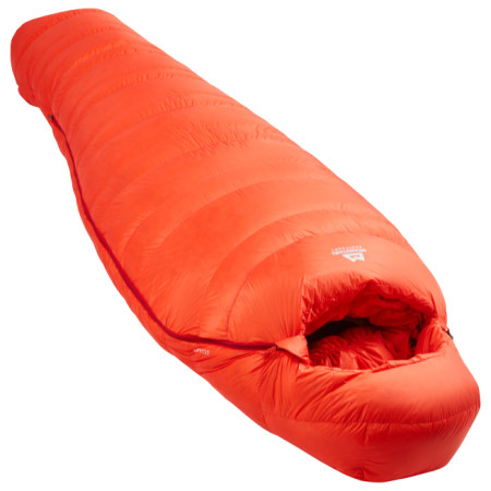 Sacco a pelo in piuma Mountain Equipment Kryos Long arancione Cardinal Orange
