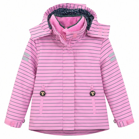 Giacca da bambino DucKsday Detachable Fleece Jacket Em rosa Pink/Green