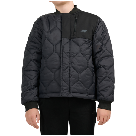 Giacca softshell per bambini 4F Jacket M324 Deep Black nero Deep Black