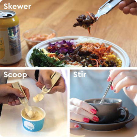 Posate GoSun Flatware posate da viaggio pieghevoli