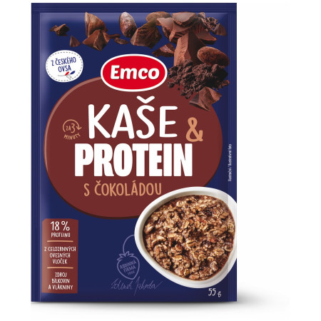 Porridge Emco Porridge proteica al cioccolato 55g