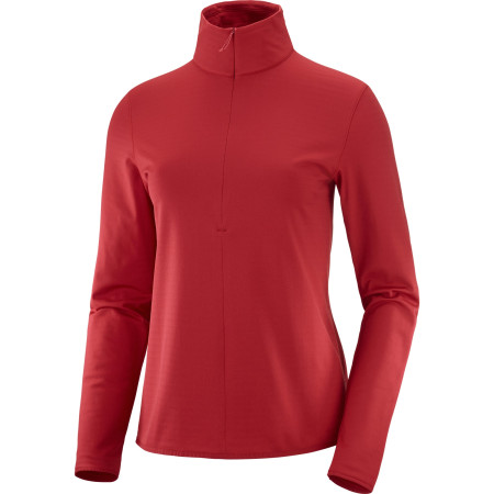 Felpa da donna Salomon Essential Lightwarm W rosso RedChili