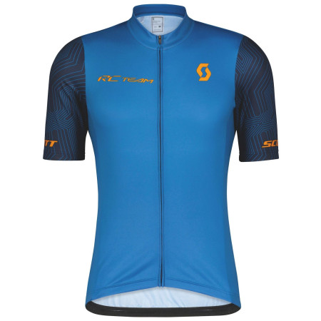 Maglia da ciclismo da uomo Scott M's RC Team 10 SS blu/arancio storm blue/copper orange