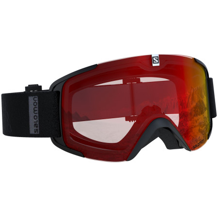Occhiali da sci Salomon Xview Black Mid Red