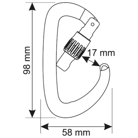 Moschettone Camp Orbit Lock