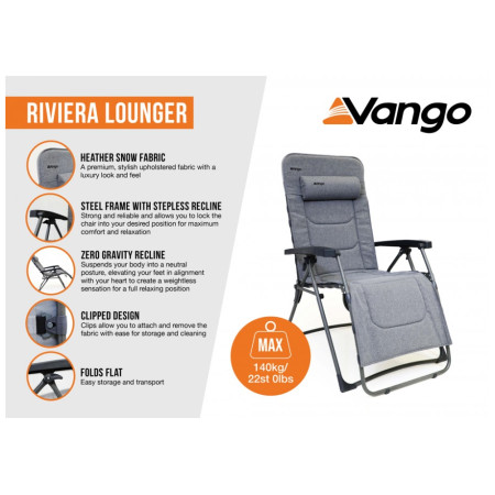 Sedia Vango Riviera Lounger
