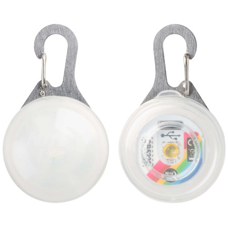Luce per cani Nite Ize Spotlit Rechargeable Collar Light - Disc-O Tech bianco Disc-O Tech