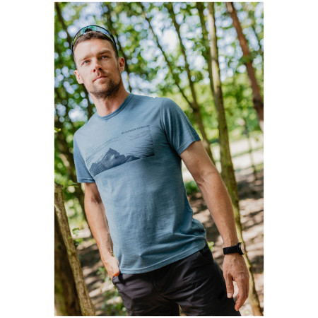 Maglietta da uomo MOOA Merino Lyolite Highlander 150 Short