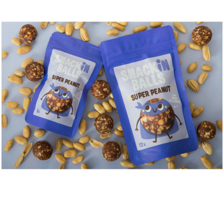 Alimentazione sportiva SNACKin BALLS Super Peanut 65 g