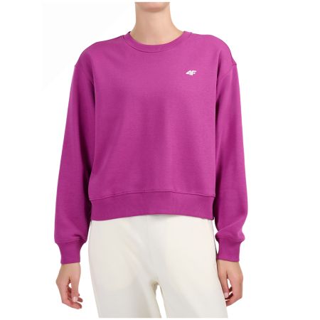 Felpa da donna 4F Sweatshirt F2672 rosa Pink