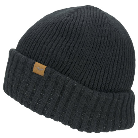 Cappello impermeabile SealSkinz WP Cold Wthr Roll Cuff Beanie nero Black